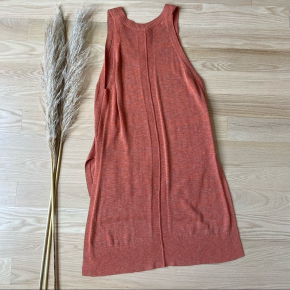 Anthropologie Sleeveless Knit Top in Rust - Picture 6 of 9